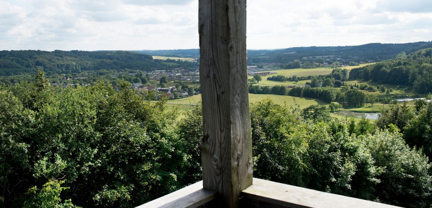 The view from Østengård lookout tower