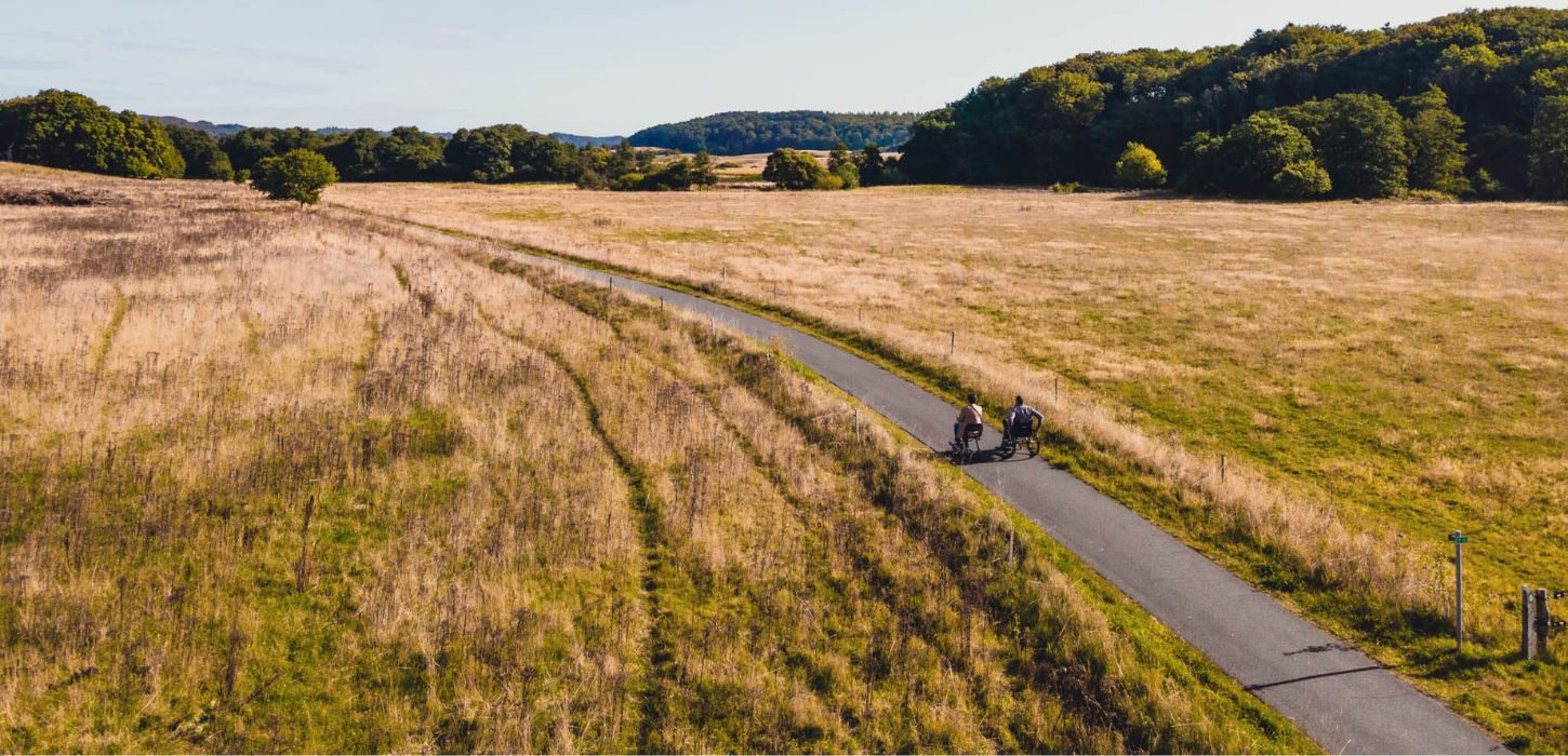 Wheelchair users at Bindeballestien