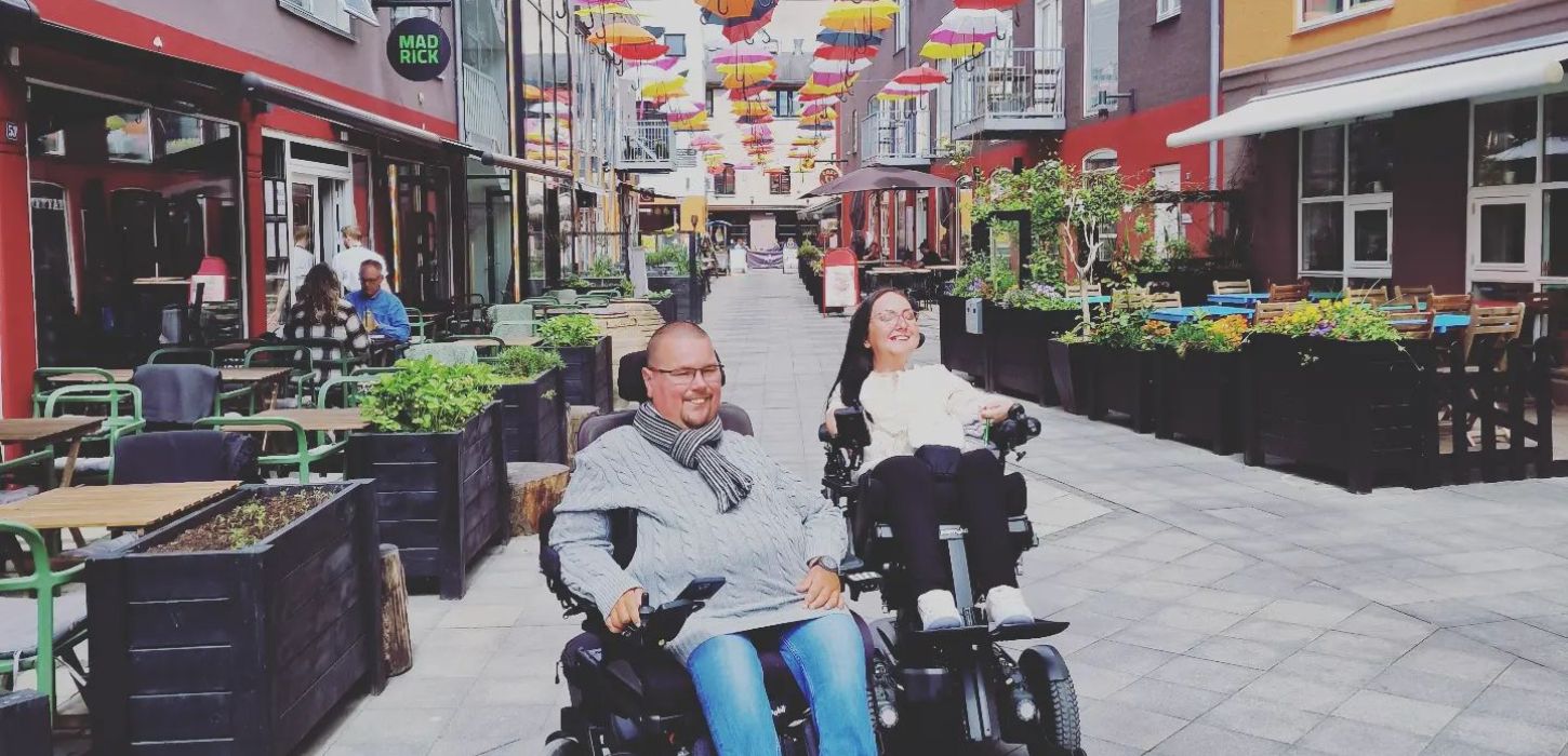 To kørestolsbrugere i Vejle Midtpunkt