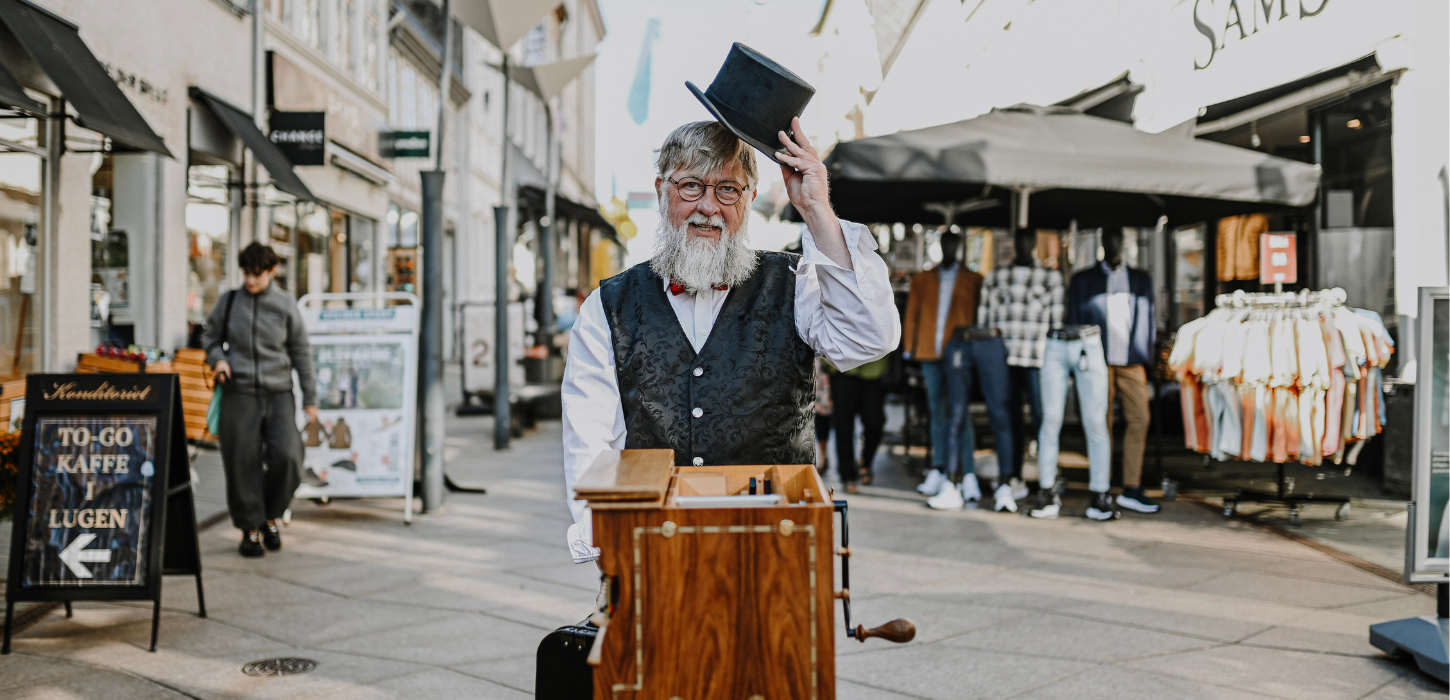 City Vejle event on the pedestrian street