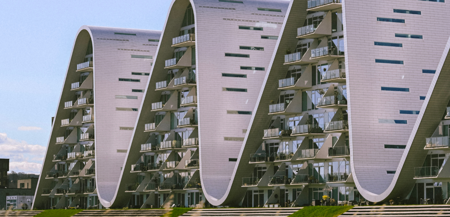 Bølgen - The wave at the waterfront in Vejle