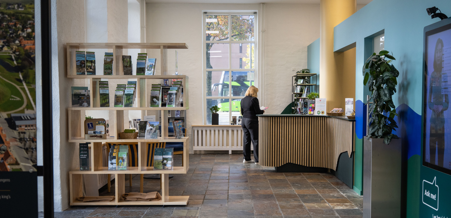 Das Tourismusbüro VisitVejle in Vejle nach der Renovierung im Jahr 2023