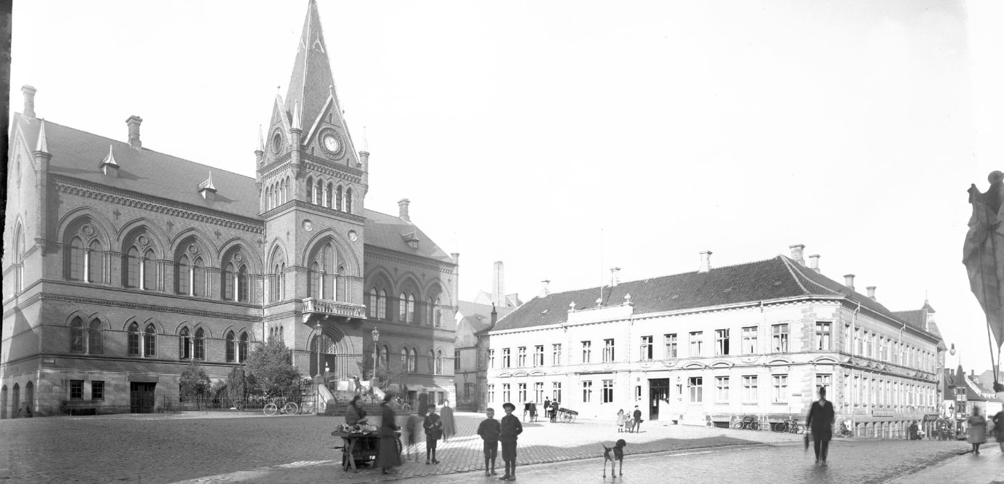 Billede af Vejle Rådhus år 1909