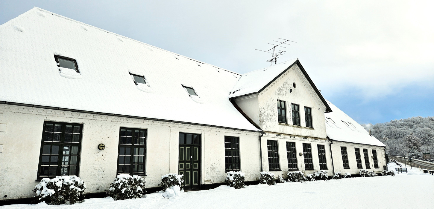 Vingsted Mølle med sne