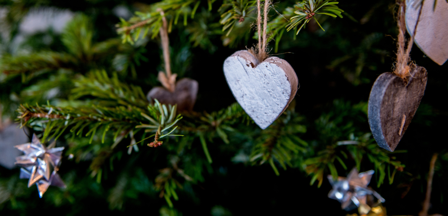 Julepynt på Haughus Gods