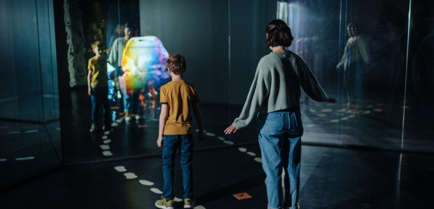 Interaktiv oplevelse med Valhalla på Kongernes Jelling